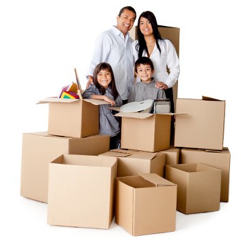 Removal van service supporting a home or business relocation